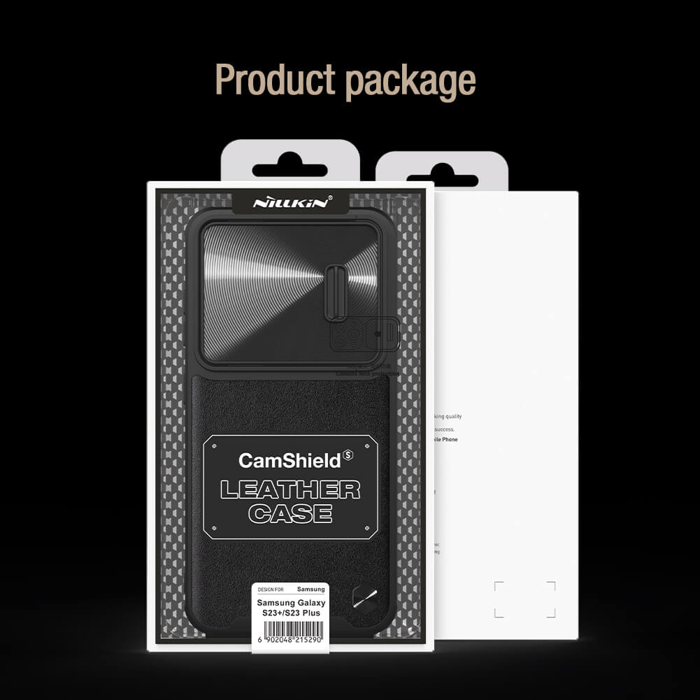 Чехол-крышка NILLKIN для Samsung Galaxy S23 Plus (S23+) (серия CamShield Leather S)